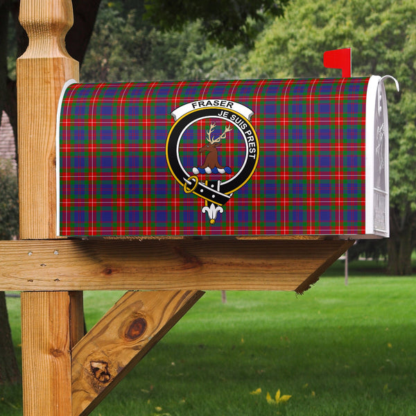 Fraser (of Lovat) Clan Badge Classic Tartan Mailbox Cover