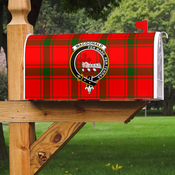 MacDonald of Sleat Clan Badge Classic Tartan Mailbox Cover