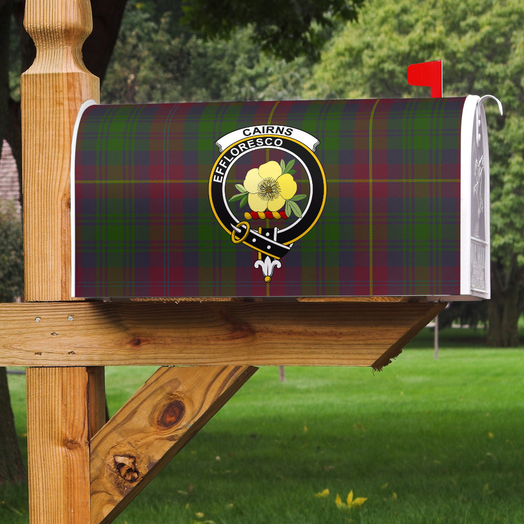 Cairns Clan Badge Classic Tartan Mailbox Cover