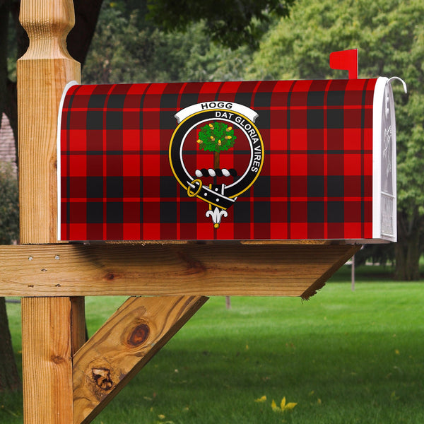 Hog Clan Badge Classic Tartan Mailbox Cover