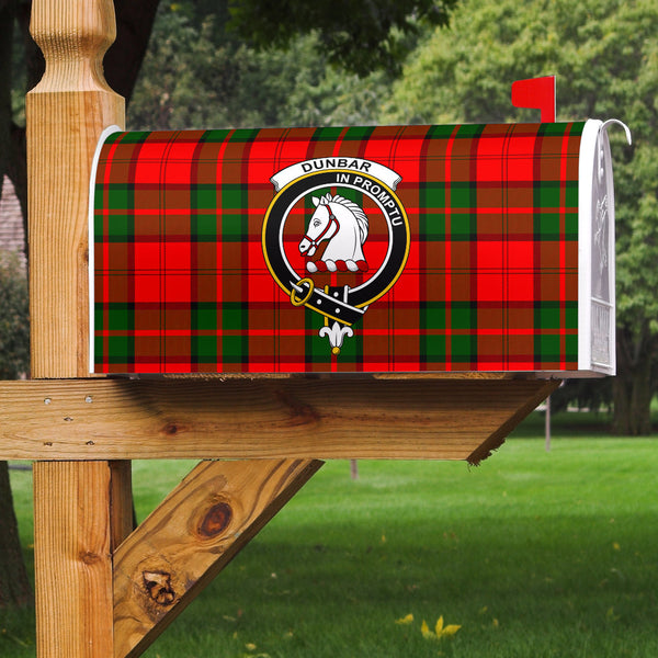 Dunbar Modern Clan Badge Classic Tartan Mailbox Cover