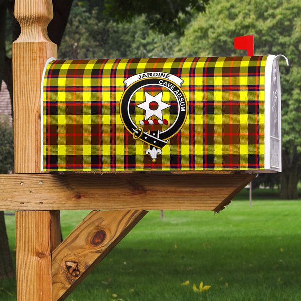 Jardine Clan Badge Classic Tartan Mailbox Cover