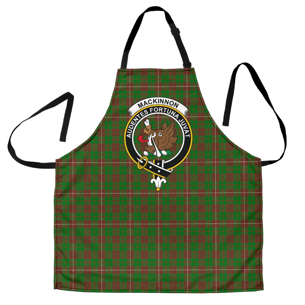 MacKinnon Hunting Modern Tartan Clan Crest Apron