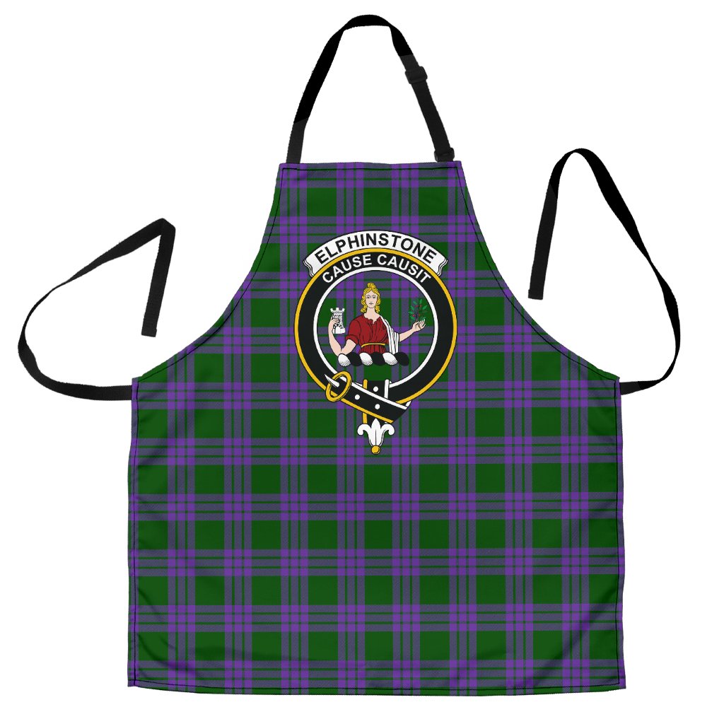 Elphinstone Tartan Clan Crest Apron