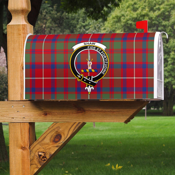 Shaw of Tordarroch Clan Badge Classic Tartan Mailbox Cover