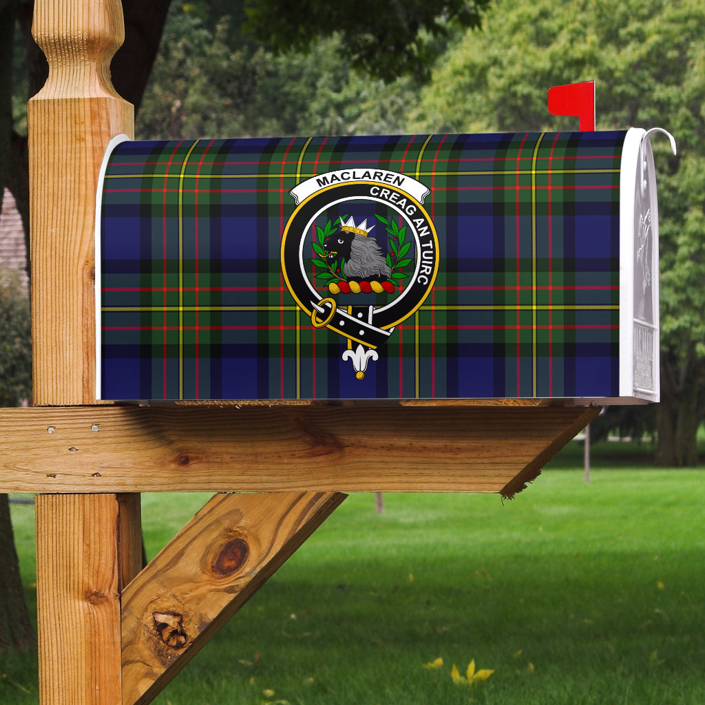 MacLaren Modern Clan Badge Classic Tartan Mailbox Cover