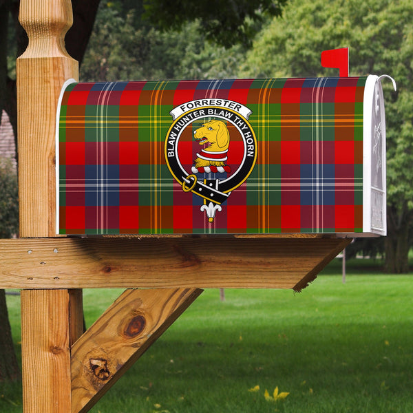 Forrester Clan Badge Classic Tartan Mailbox Cover