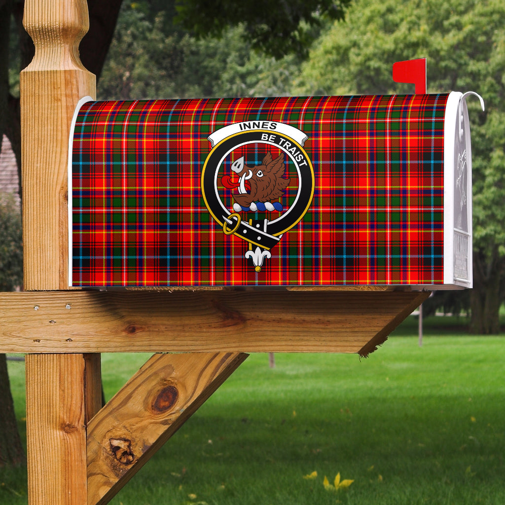 Innes Modern Clan Badge Classic Tartan Mailbox Cover