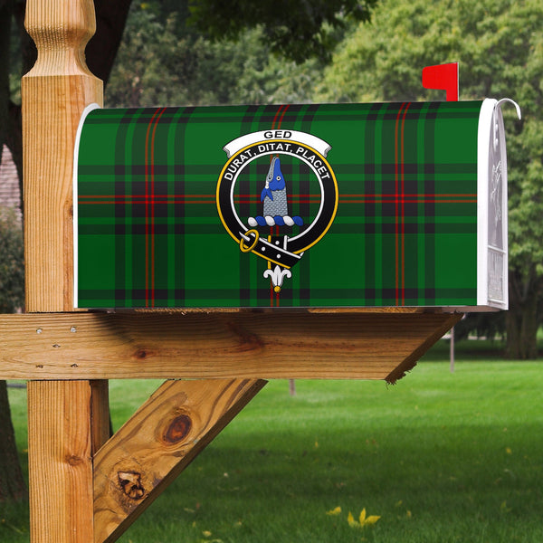 Ged Clan Badge Classic Tartan Mailbox Cover