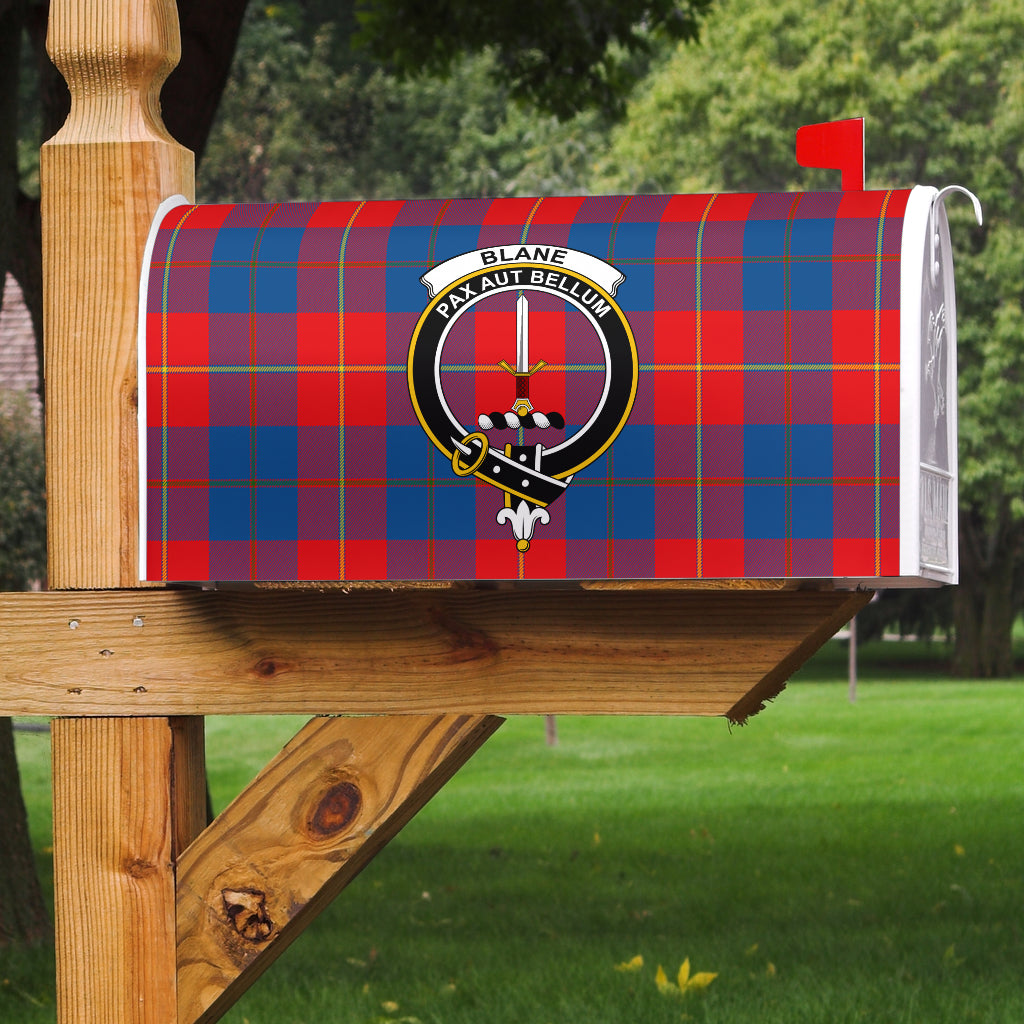 Blane Clan Badge Classic Tartan Mailbox Cover