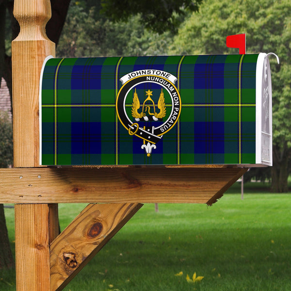 Johnstone Clan Badge Classic Tartan Mailbox Cover