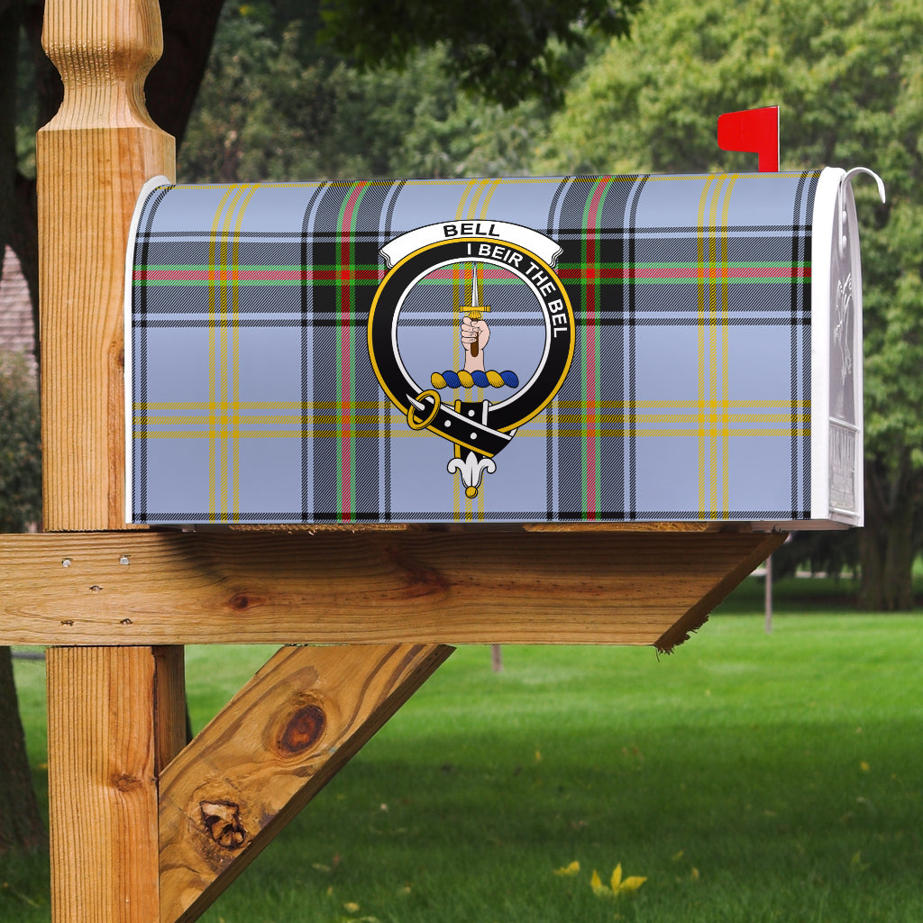 Bell of the Borders Clan Badge Classic Tartan Mailbox Cover