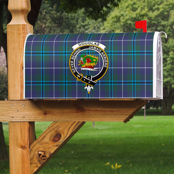 Douglas Modern Clan Badge Classic Tartan Mailbox Cover