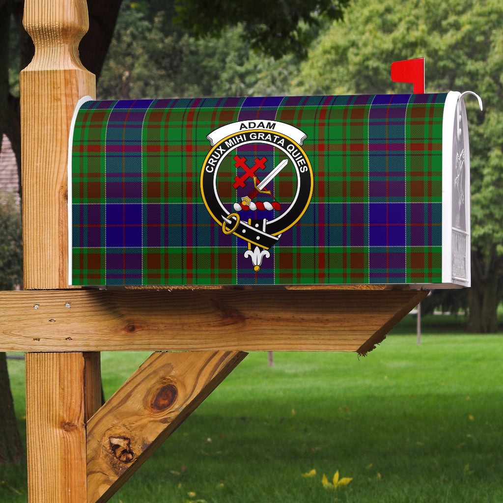 Adam Clan Badge Classic Tartan Mailbox Cover