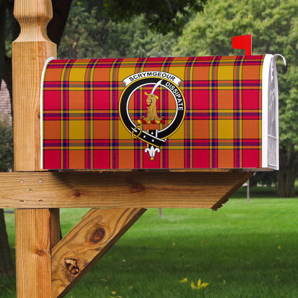 Scrymgeour Clan Badge Classic Tartan Mailbox Cover