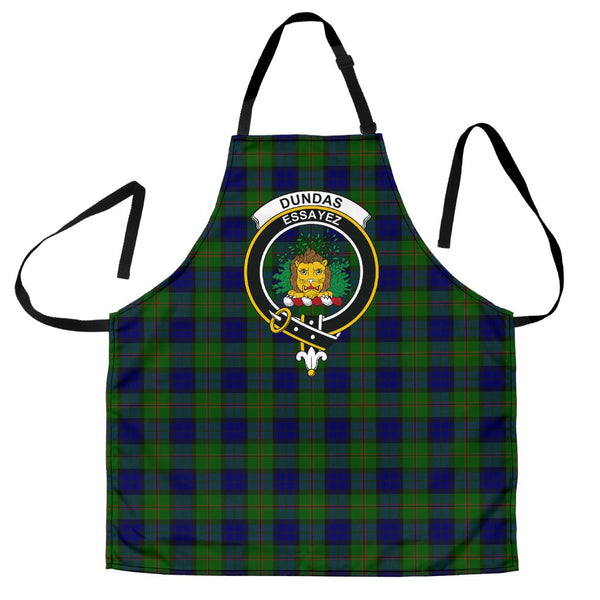 Dundas Modern Tartan Clan Crest Apron