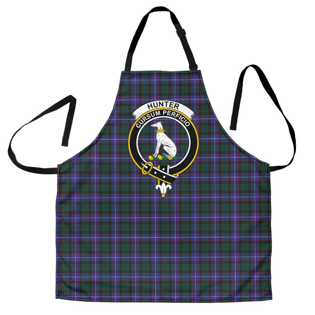 Hunter Modern Tartan Clan Crest Apron