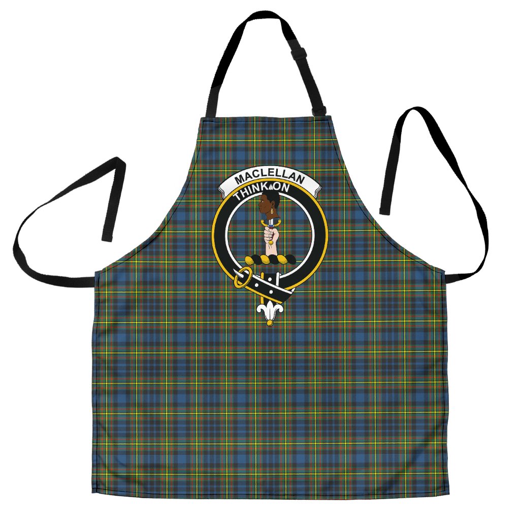 MacLellan Ancient Tartan Clan Crest Apron