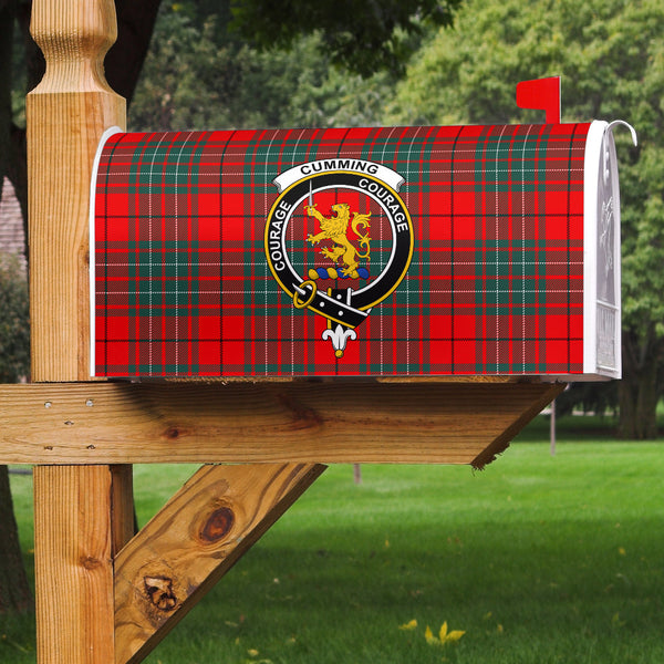 Cumming Modern Clan Badge Classic Tartan Mailbox Cover