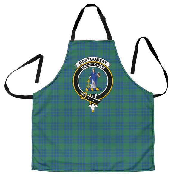 Montgomery Ancient Tartan Clan Crest Apron