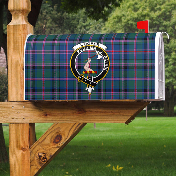 Cooper Ancient Clan Badge Classic Tartan Mailbox Cover