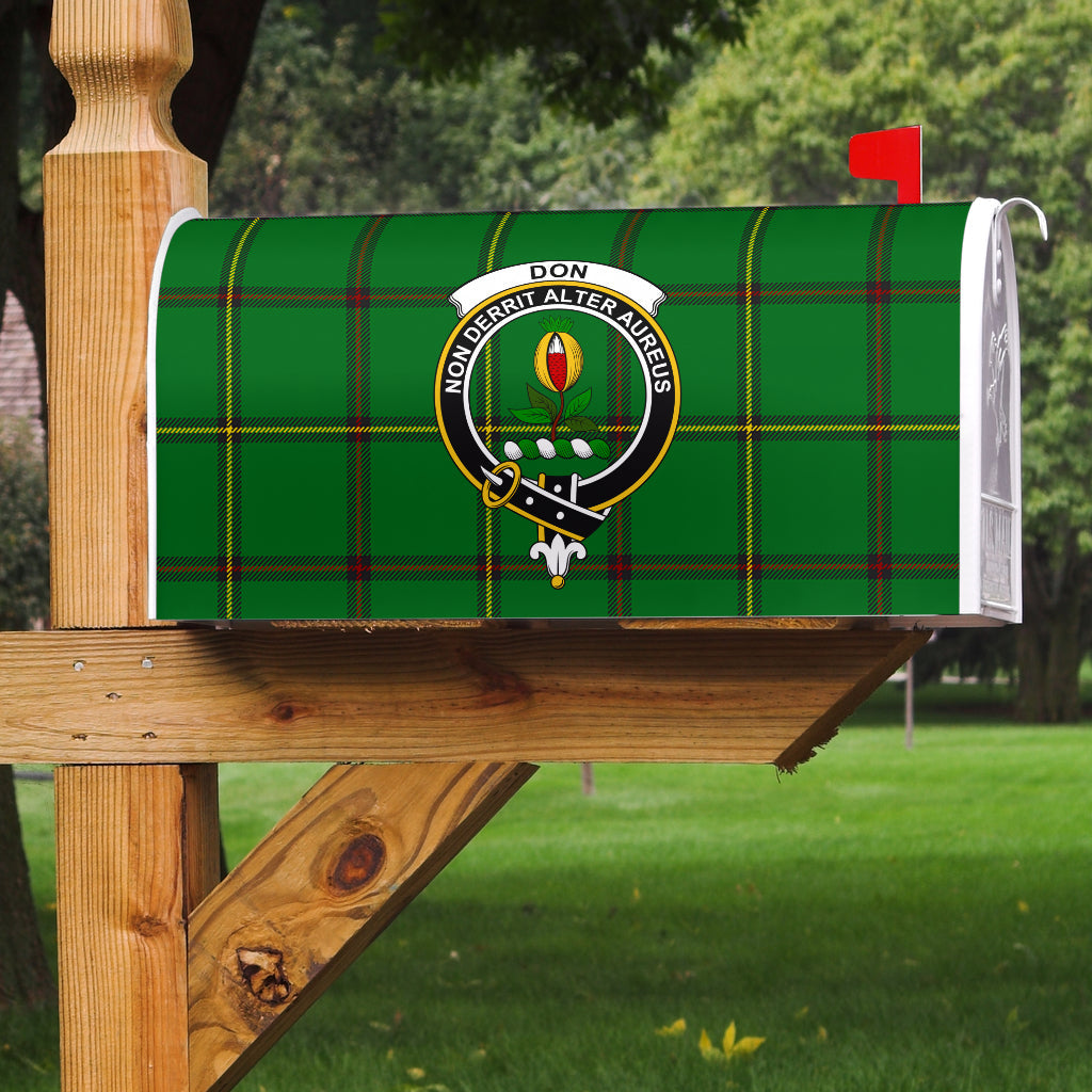 Don (Tribe-of-Mar) Clan Badge Classic Tartan Mailbox Cover