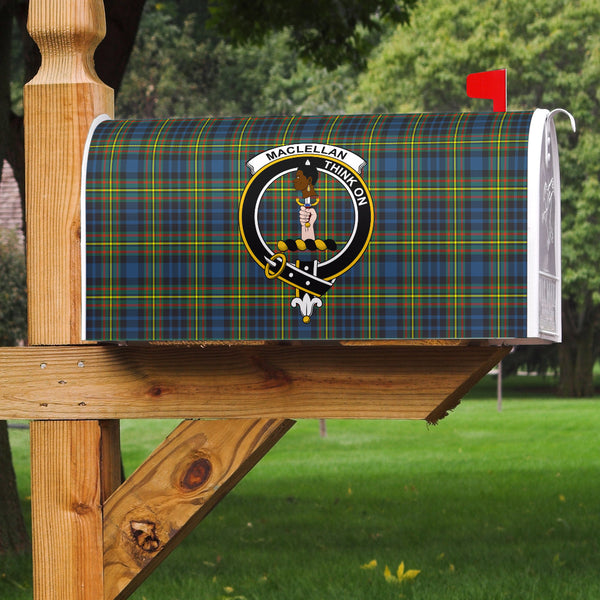 MacLellan Ancient Clan Badge Classic Tartan Mailbox Cover