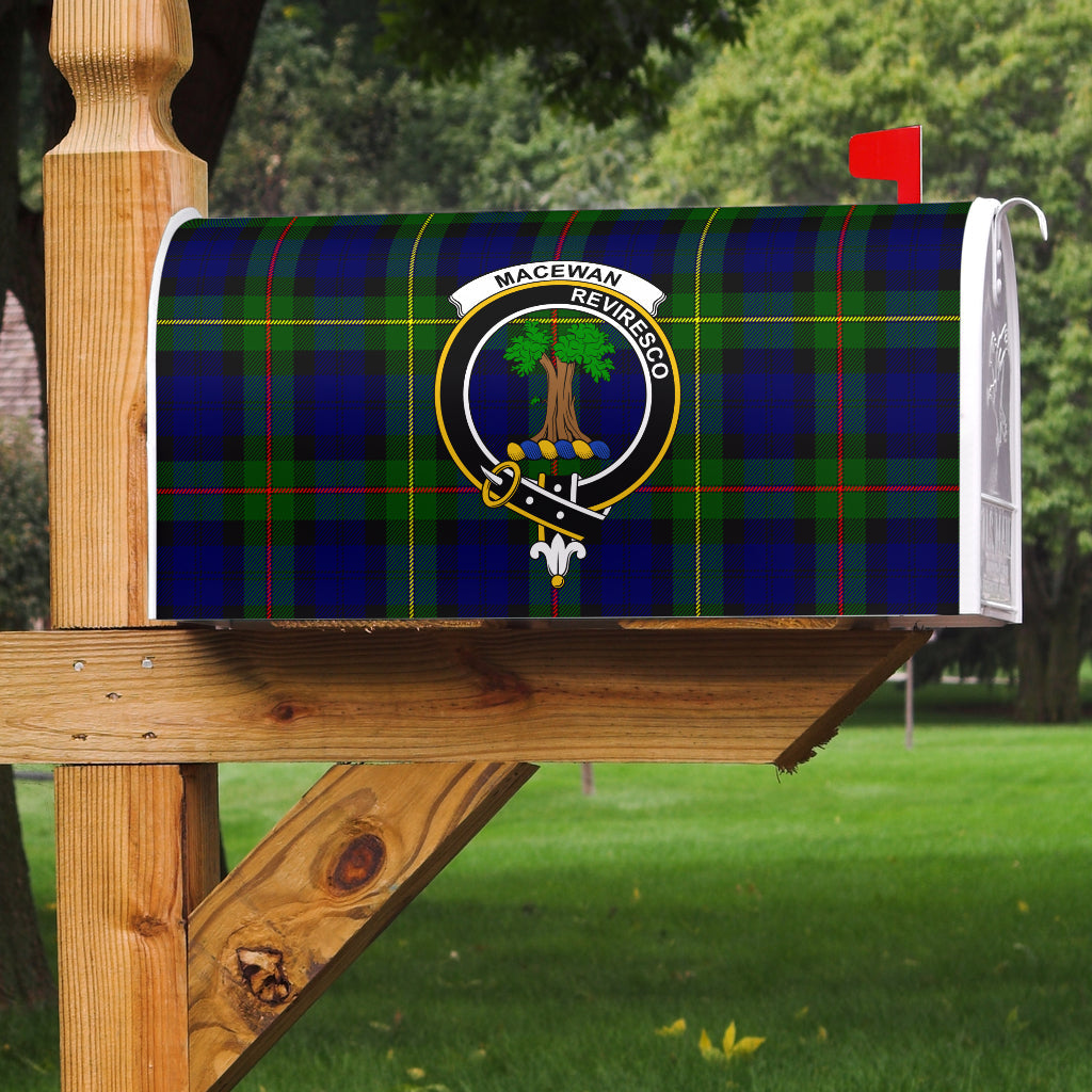 MacEwan Clan Badge Classic Tartan Mailbox Cover