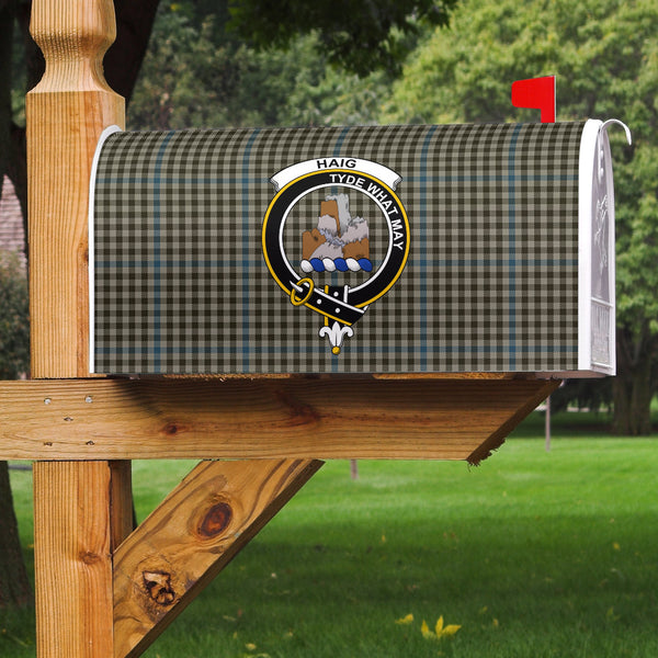 Haig Check Clan Badge Classic Tartan Mailbox Cover