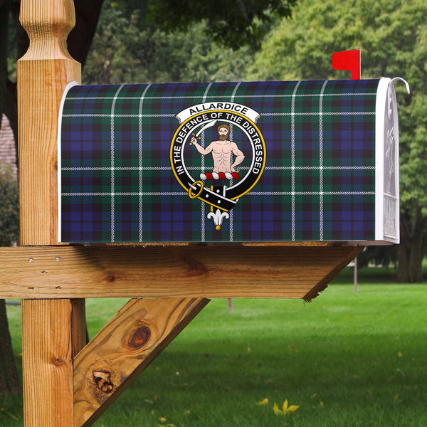 Allardice Clan Badge Classic Tartan Mailbox Cover