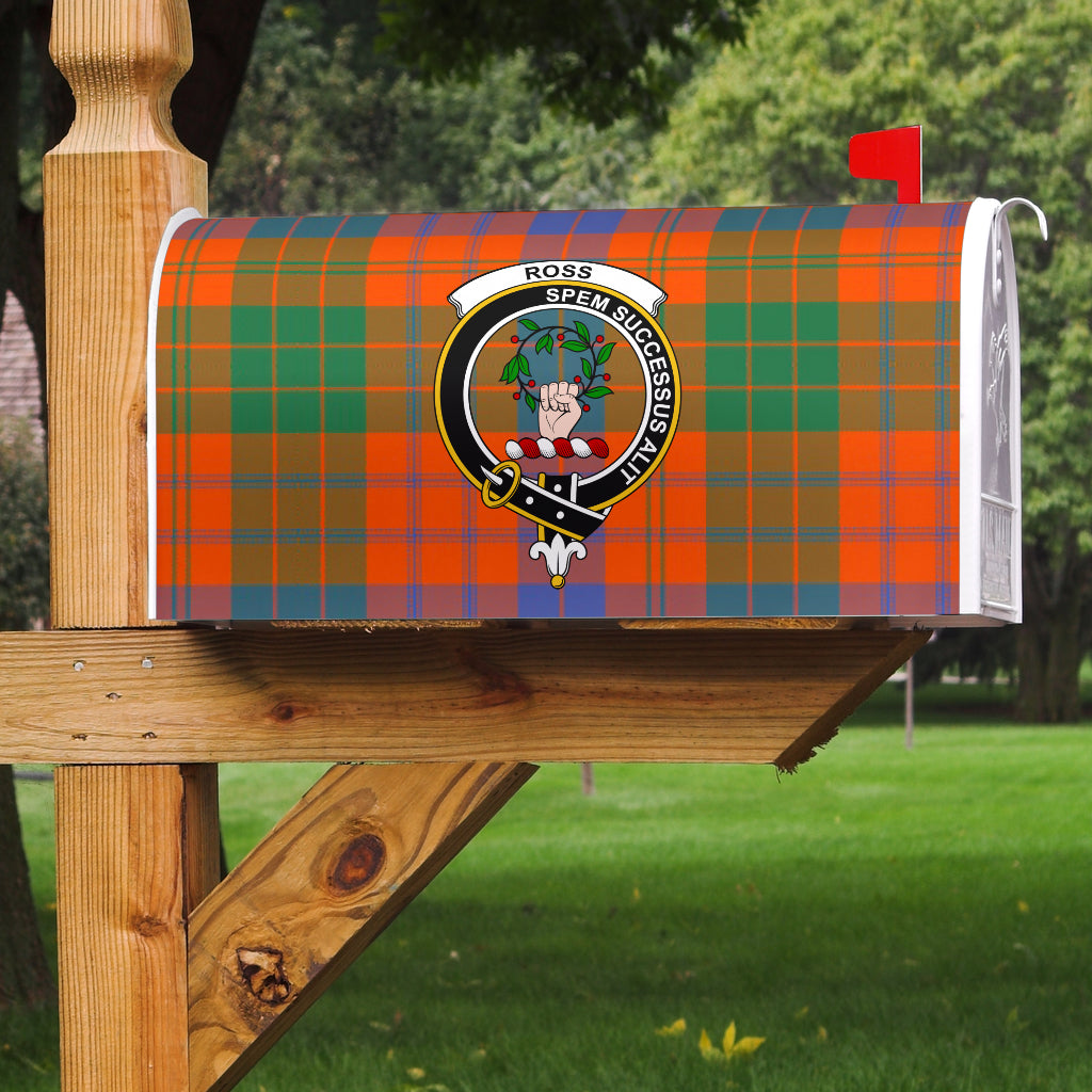 Ross Ancient Clan Badge Classic Tartan Mailbox Cover