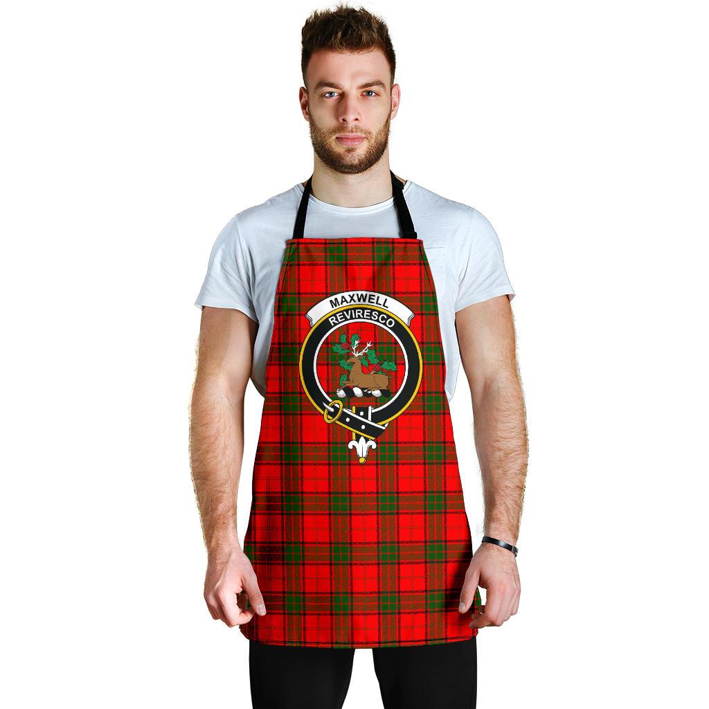 Maxwell Modern Tartan Clan Crest Apron