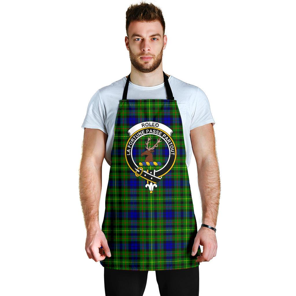 Rollo Modern Tartan Clan Crest Apron