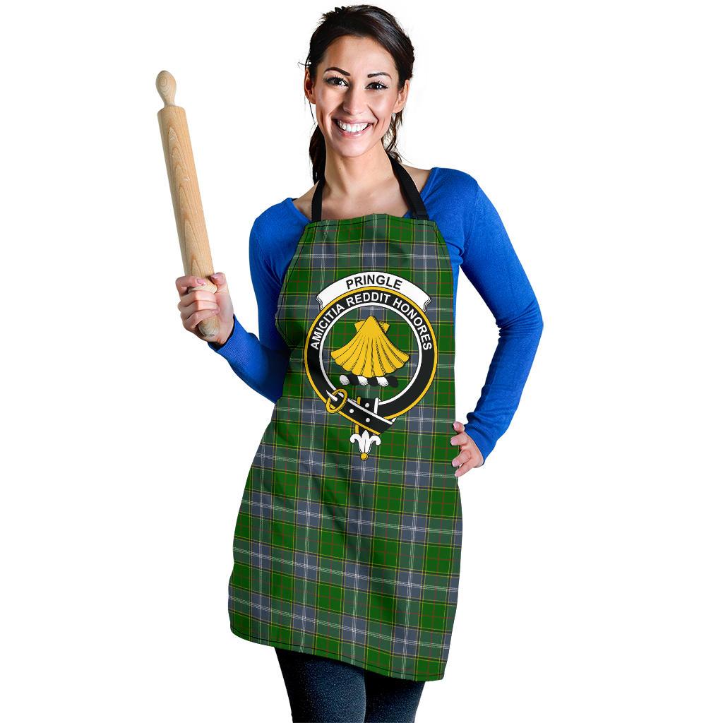 Pringle Tartan Clan Crest Apron