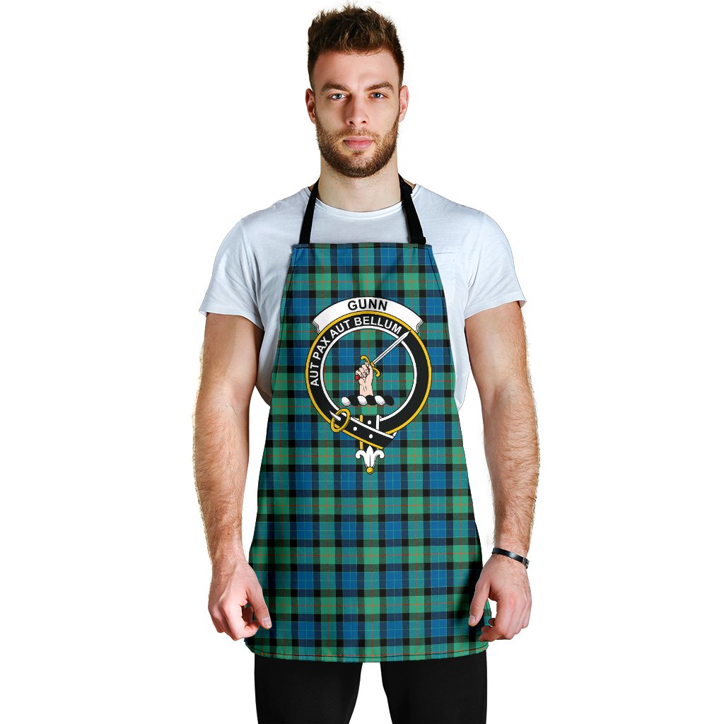 Gunn Ancient Tartan Clan Crest Apron