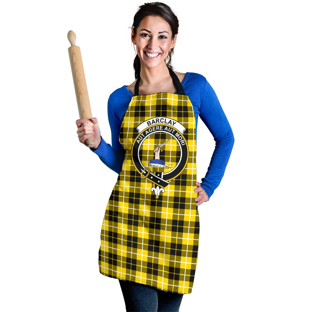 Barclay Dress Modern Tartan Clan Crest Apron