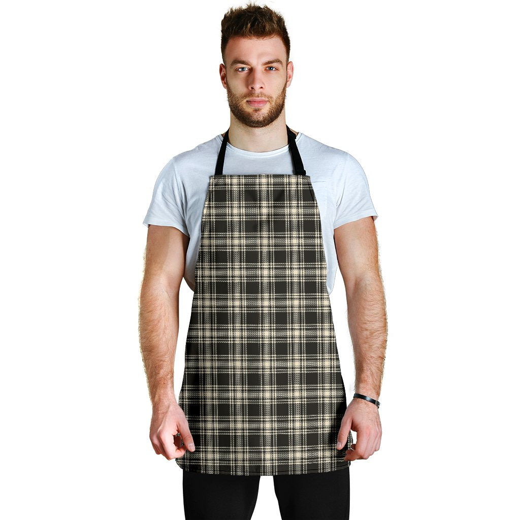 Menzies Black & White Ancient Tartan Clan Apron