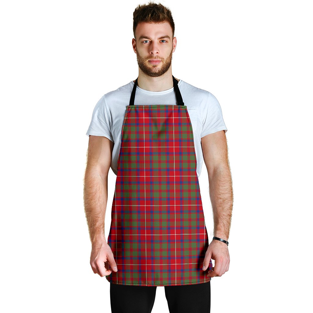 Shaw Red Modern Tartan Apron