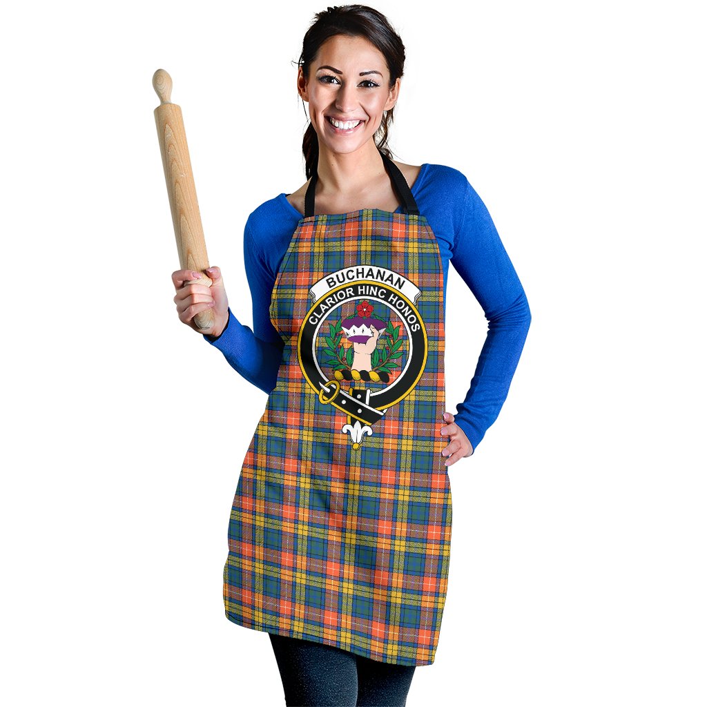 Buchanan Ancient Tartan Clan Crest Apron