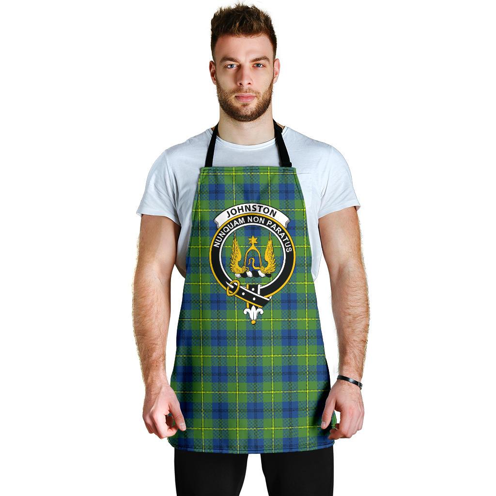 Johnston Ancient Tartan Clan Crest Apron