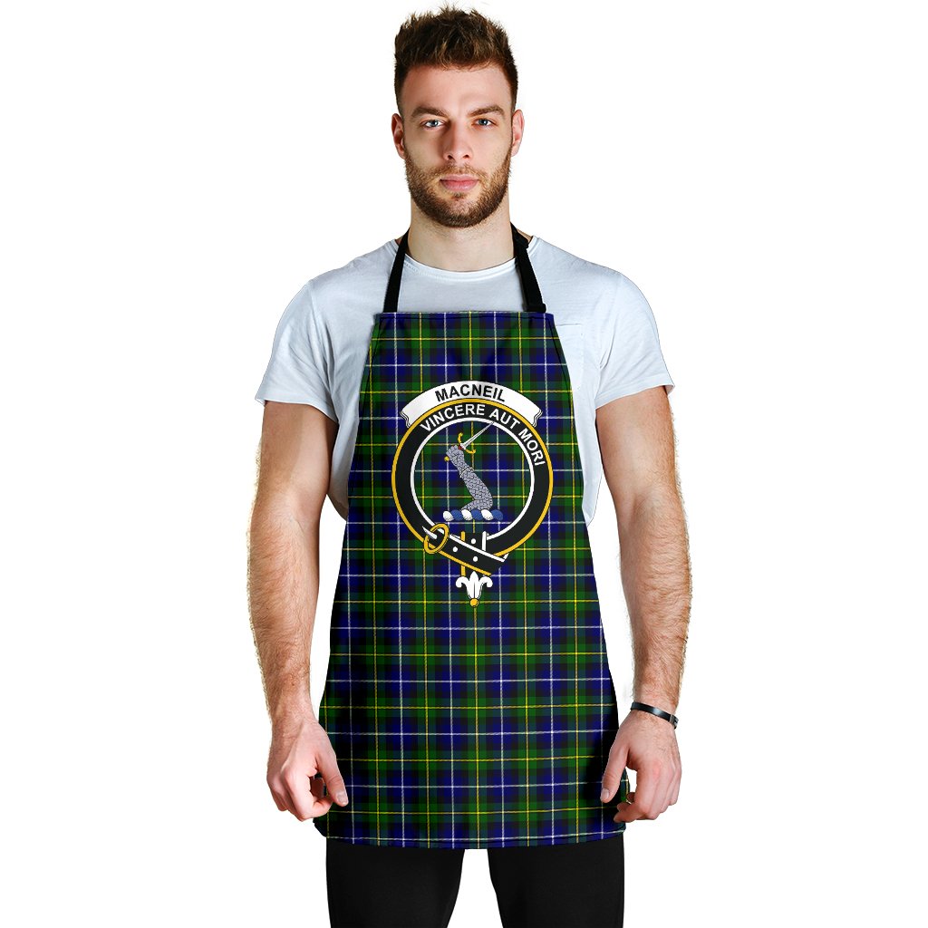 MacNeill of Barra Modern Tartan Clan Crest Apron