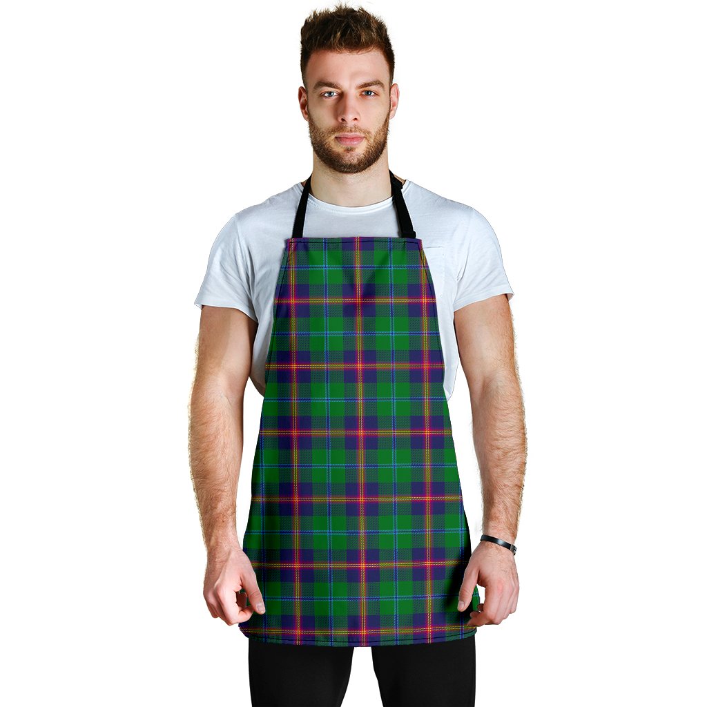 Young Modern Tartan Clan Apron