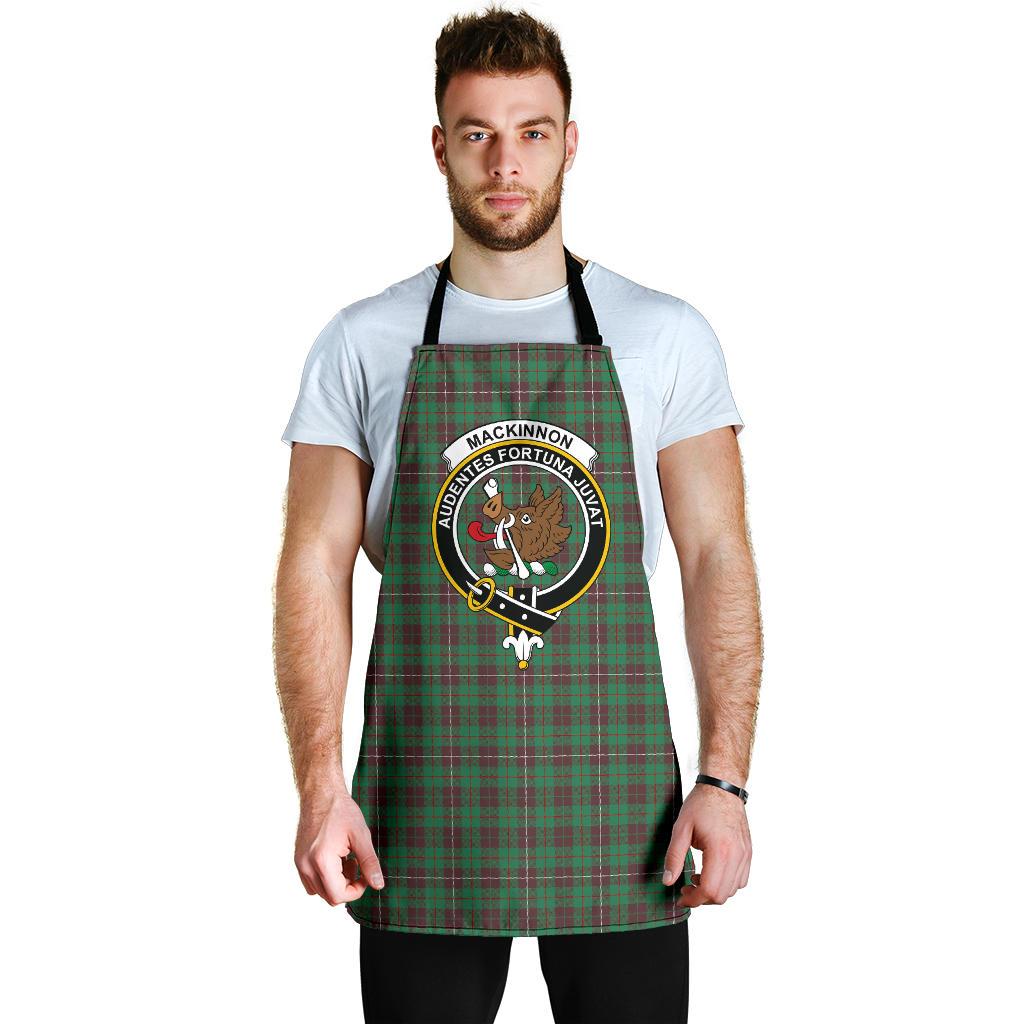 MacKinnon Hunting Ancient Tartan Clan Crest Apron