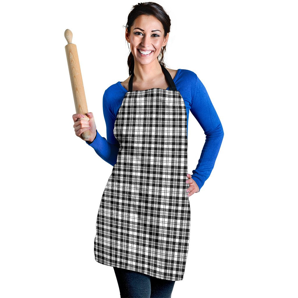 SCOTT BLACK & WHITE MODERN Tartan Clan Apron