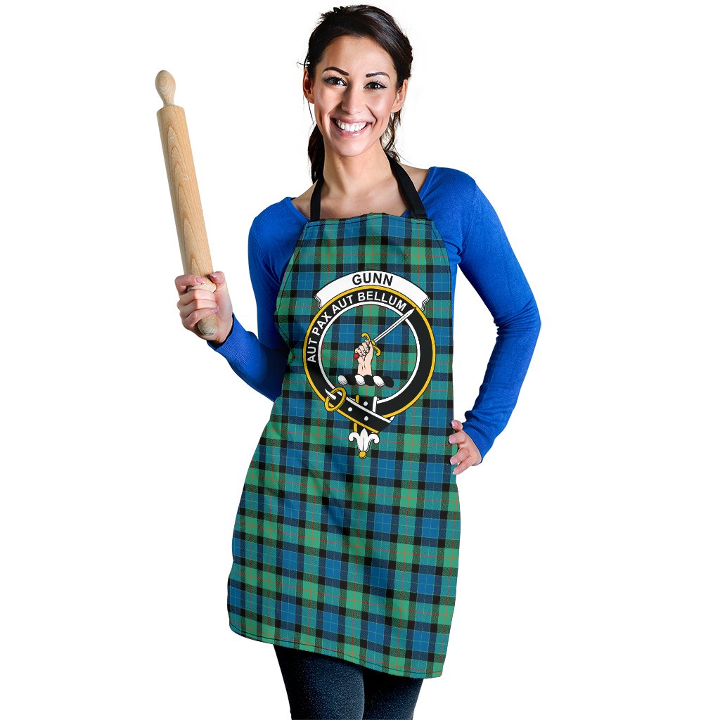 Gunn Ancient Tartan Clan Crest Apron