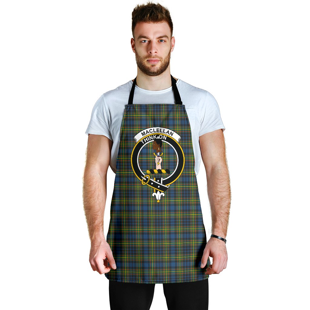 MacLellan Ancient Tartan Clan Crest Apron