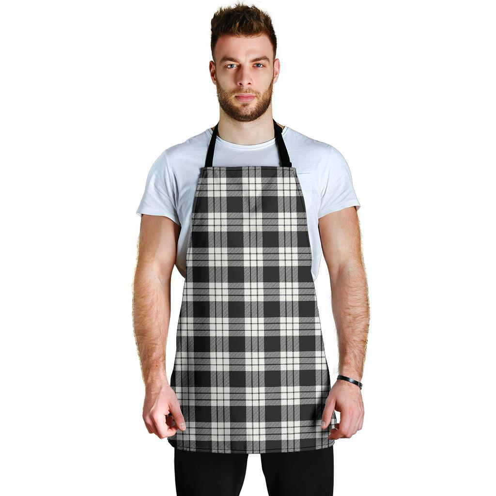 MacFarlane Black & White Ancient Tartan Clan Apron