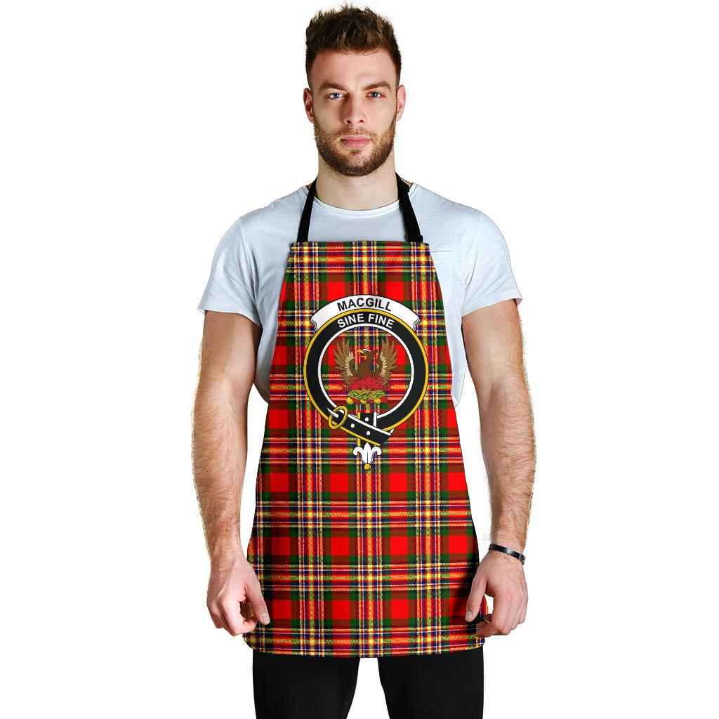 MacGill Modern Tartan Clan Crest Apron