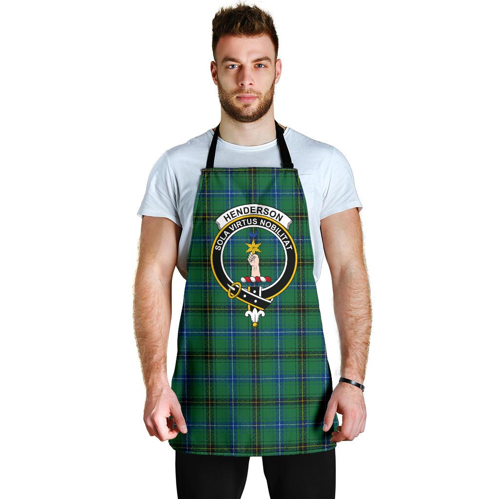 Henderson Ancient Tartan Clan Crest Apron