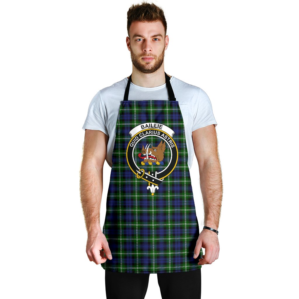 Baillie Modern Tartan Clan Crest Apron